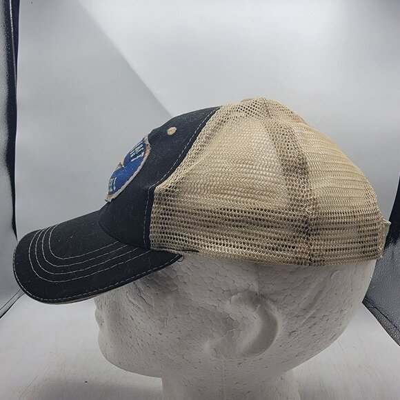 The Point Lake Powell Trucker Hat Black Tan Adjustable Casual Outdoors Comfort - Picture 2 of 9